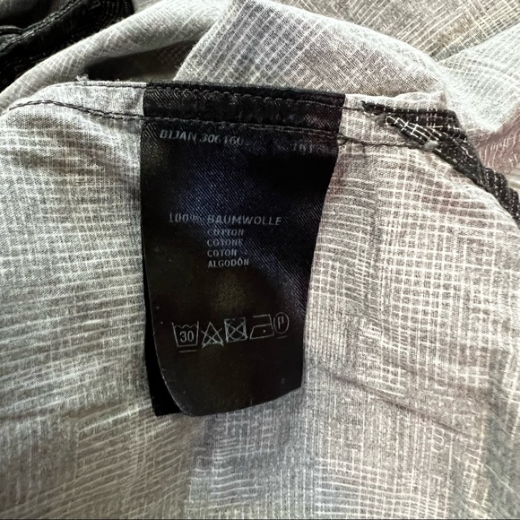 Drykorn for Beautiful People Hawaiian-style Shirt Short Sleeve Black & White - Picture 5 of 5